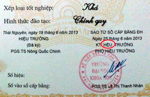 Bảo vệ | dich vu bao ve | 700 bằng tốt nghiệp đại học mắc lỗi chính tả